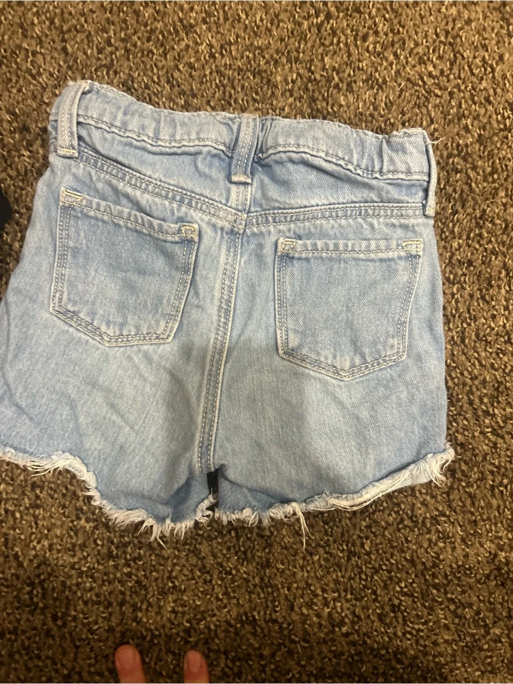 Old Navy Light Blue Denim Shorts with Daisy Detail